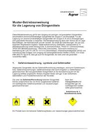 Check spelling or type a new query. Muster Betriebsanweisung Fur Die Lagerung Von Dungemitteln