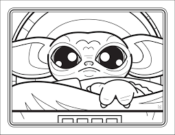 The Unofficial Baby Yoda Coloring Book Coloring Books Disney Princess Coloring Pages Baby Coloring Pages