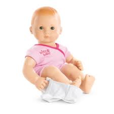 Dolls with red (strawberry blonds, auburn, etc) hair. Bitty Baby Light Skin Red Hair Hazel Eyes American Girl