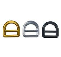 Wholesale Aluminum Alloy Small D Ring High Tensile Stamped Steel Safety  Harness Accessories Double for Harness D Ring Clasp