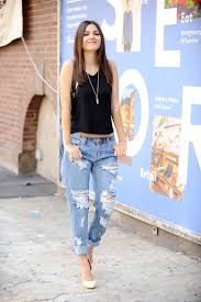 Its all about yourself and your world. Victoria Justice In Ripped Jeans New York City June 2015 Celebmafia