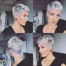 Grey Pixie Hair Trendy Short Hairstyles 2019 Trendy Short Hair Styles Super Short Hair Short Hair Styles