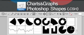 Chart And Graph Vector Photoshop Shapes Psddude