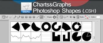 chart and graph vector photoshop shapes psddude