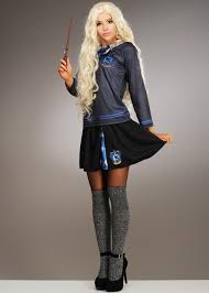 Share the best gifs now >>>. Womens Luna Lovegood Style Ravenclaw Fancy Dress Costume Includes Top And Skirt Ebay