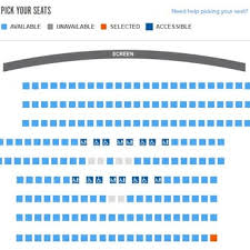Fandango Theater Seating Chart The Seats At The Top Are At