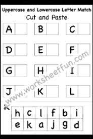Grab these super cute, no prep alphabet worksheets to help toddlers / prek. Uppercase And Lowercase Letter Cut And Paste Two Worksheets Free Printable Worksheets Worksheetfun