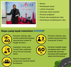 Skim permulaan usahawan bumiputera (superb) menyediakan geran sehingga rm500,000 untuk menyokong idea perniagaan yang inovatif dan kreatif. Application For Superb Grant To Kick Start Your Business Bzbee Com My