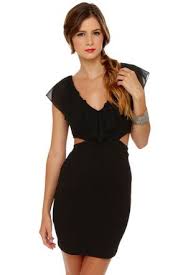 Side Effects Cutout Black Dress Dressed To Kill Perfect Little Black Dress Dresses Cutout Dress