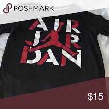 Black And Red Jordan Shirt Jordan Tshirt Red Black White Jordan T Shirt Jordan Shirts Tops Tees Short Sleeve T Shirt Black White Jordans Jordan Shirts