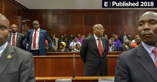 Jacob zuma in 2017 (credit: Jacob Zuma Appears In Court For South Africa Corruption Trial The New York Times
