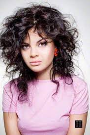 Medium Length Curly Shag Hairstyle Picture 0039 Medium Hair Styles Medium Length Hair Styles Haircuts For Medium Hair