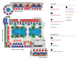 Encore Beach Club Table Layout Travel Guide