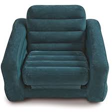 Camping Hiking Intex Pull Out Chair Inflatable Bed 42 87 26 Twin Colors Intex Inflatable Bed Inflatable Chair Inflatable Air Mattress
