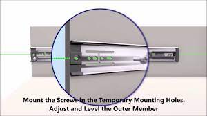 Gs 4260 Push To Open Drawer Slide Installation Guide Soft Close Drawer Slides Drawer Slides Drawer Hardware