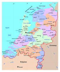 Nederländerna (nederländska ) är ett land i västeuropa. Karta Holland Holland Pa Karta Vastra Europa Europa