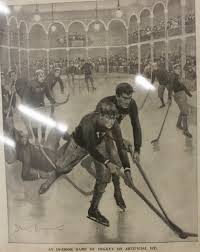 Antique Ice Hockey Yale Vs St Nicholas 1896 Leslies Weekly Ice Hockey Hockey Ice Skating