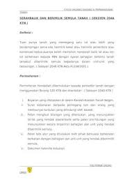 Scribd doc 308295150 surat kebenaran menggunakan tanah. Serahbalik Dan Berimilik Semula Tanah Doc Document