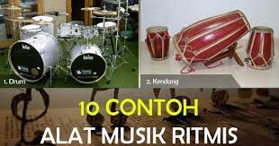 10 Contoh Alat Musik Ritmis Gambar Dan Keterangannya Adat Tradisional