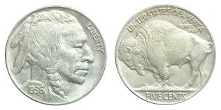 1936 Buffalo Indian Head Nickel Coin Value Prices Photos