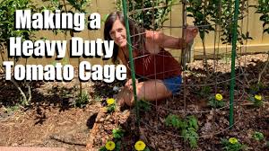 This was a lesson in crafting endurance and bad pinterest judgement. How To Make A Diy Heavy Duty Tomato Cage Planting A Tomato For Tomato Grow Off Youtube