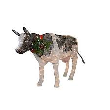 Red Shed Light Up Cow Christmas Lawn Ornament At Tractor Supply Co Lawn Ornament Tractor Supplies Festival Lights