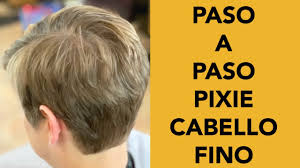 Maybe you would like to learn more about one of these? Paso A Paso Corte Pixie En Cabello Fino Youtube