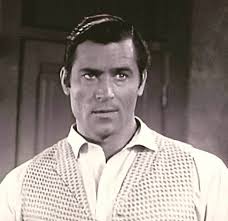 Clint Walker (2L) standing with his stand-in Clyde Howdy (C)