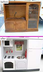 Da Mobile Tv A Cucina Gioco Per Bimba Beforeafter Primadopo Riciclocreativo Giochi Bambina Idee Per La Casa Giocattoli Mobile Tv