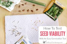 how to test the viability of seeds with an easy seed