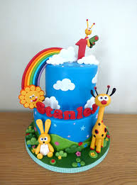 I don't like to brag, but i am pretty darn proud. 2 Tier Children S Animal Birthday Cake Susie S Cakes