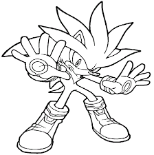 Maybe you would like to learn more about one of these? Sonic Silver Coloring Pages Coloring4free Coloring4free Com