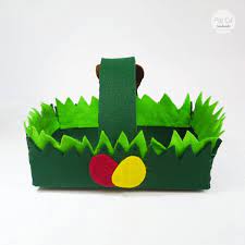 3.1 faltanleitung für einen osterhasen aus papier. Osternest Aus Filz Handmade Kultur