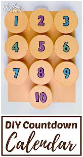 Diy Countdown Calendar For Kids Kids Calendar Countdown Calendar Easy Diy
