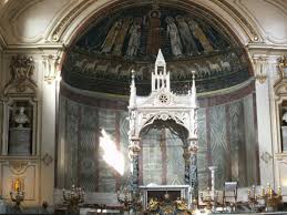 Ziborium (de) n, hostienkelch m. Ziborium In S Cecilia In Trastevere Rom Forum