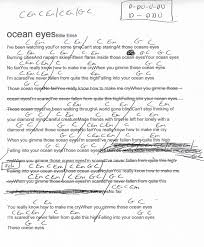 The Clash Should I Stay Or Should I Go Chords Ocean Eyes Billie Ellish Guitar Chord Chart Guitar Chords For Songs Ukelele Songs Guitar Chords