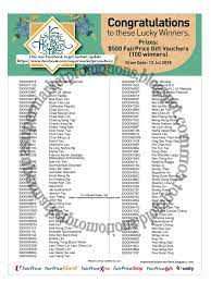 Hari raya idul fitri is an indonesian holiday that celebrates the conclusion of the fasting month of ramadan. Ntuc Fairprice Fairprice Supermarket Promotion Ntuc Fairprice Hari Raya Lucky Draw Winners 13 July 2018 Selamat Hari Raya Lucky Draw Wi Lucky Draw Winner Draw