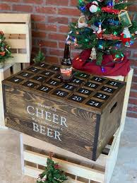 Deluxe 24 Pack 12 Oz Beer Crate Beer Advent Calendar Advent Etsy In 2020 Beer Advent Calendar Beer Crate Beer Advent Calendar Diy