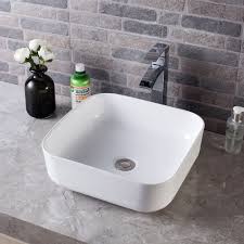 rectangle bathroom sink single bowl