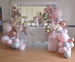 Happiness Is On Its Way Lisa S Baby Shower Lisamaree33 Sina Dimauro Styling Cart Pink Plinth Ca Baby Shower Decorations Shower Decorations Baby Shower