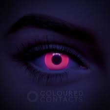 Horror Contact Lenses Spooky Zombie Contacts Halloween Lenses Die probleme mit dem einsetzen. red uv i glow colored contact lenses 30 day