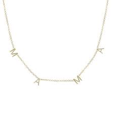 14k Mama Necklace Mama Necklace Necklace Fashion Jewelry