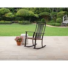 Better Homes Gardens Belle Drive Outdoor Steel Wicker Rocking High Back Chair Walmart Com Outdoor Rocking Chairs Bistro Patio Set Better Homes And Gardens