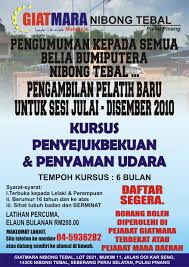 Berumur 12 tahun dan ke atas. Pengumuman Giatmara Nibong Tebal