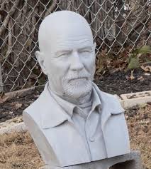 2 Foot tall Walter White bust printed in 16 pieces using Luban