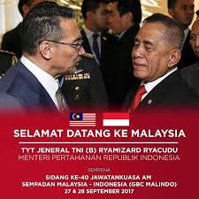Laman facebook rasmi kementerian pertahanan malaysia Kementerian Pertahanan Malaysia Selamat Datang Ke Malaysia Tyt Jeneral Tni B Ryamizard Ryacudu Menteri Pertahanan Republik Indonesia Sempena Sidang Ke 40 Jawatankuasa Am Sempadan Malaysia Indonesia Gbc Malindo 27 28 September 2017 Facebook