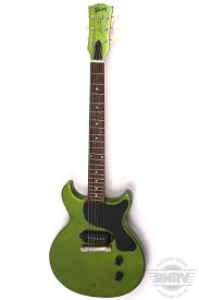 1999 Gibson Cs Les Paul Junior Inverness Olive Green Metallic Les Paul Jr Electric Guitar Design Gibson Les Paul Jr