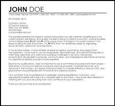 Your work helps medical practices run smoothly and h. Logistics Coordinator Cover Letter October 2021