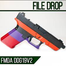 Download File Drop The Fmda Dd19 2 3d Printable Pistol Frame Ctrl Pew