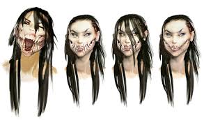 She still had a misshapen jaw highlighting her life as a clone, but the design was reworked to be something more unique. Mileena Mortal Kombat